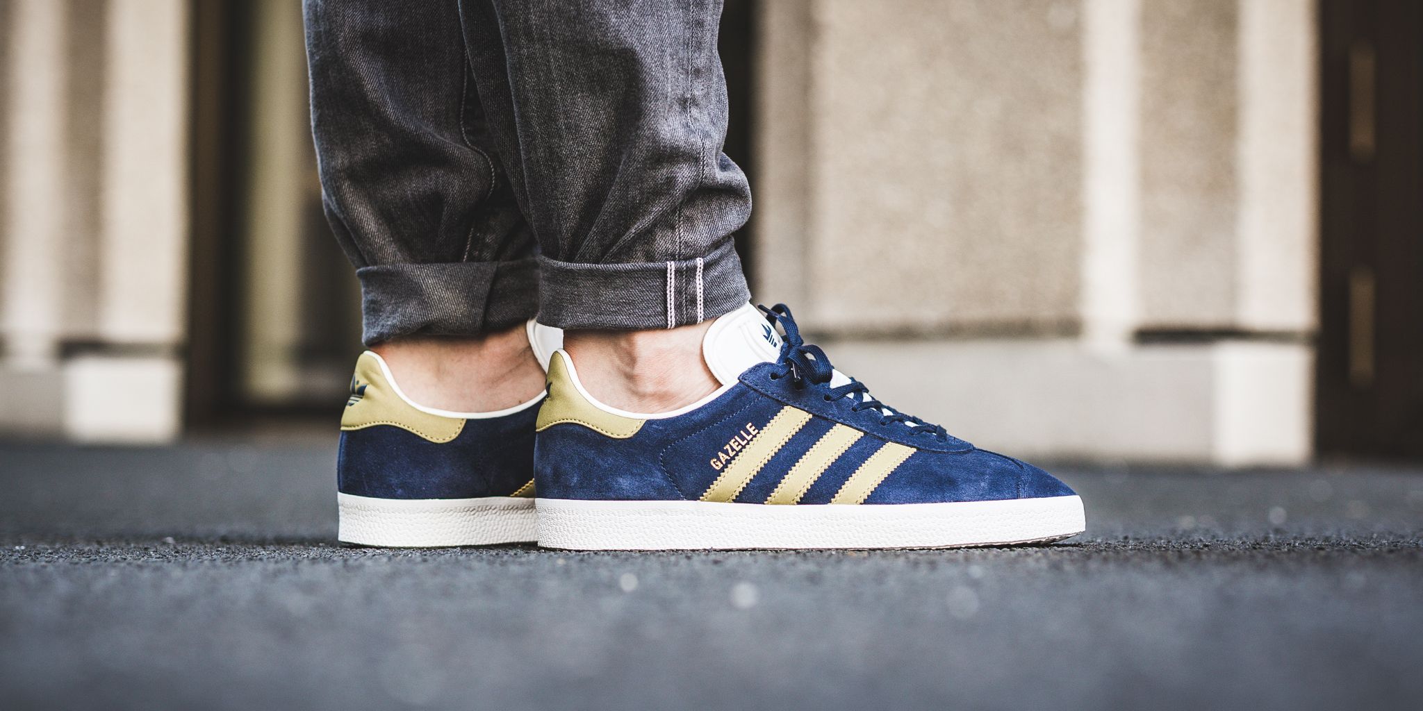 Titolo on Twitter: "NEW IN! Adidas Gazelle - Collegiate Navy/Gold Metallic/Footwear SHOP HERE: https://t.co/eLqu9KOP5N