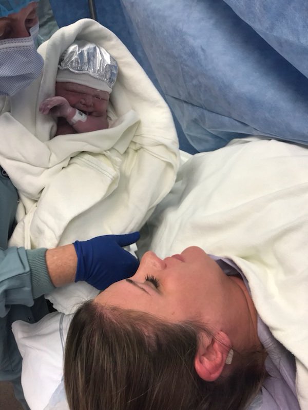 2stephen2's tweet photo. Luke Charles Maynard DOB 10-10-17. Mommy and baby are doing great!  @jimmyfallon #karsonstrong https://t.co/PBDIWhRYk6