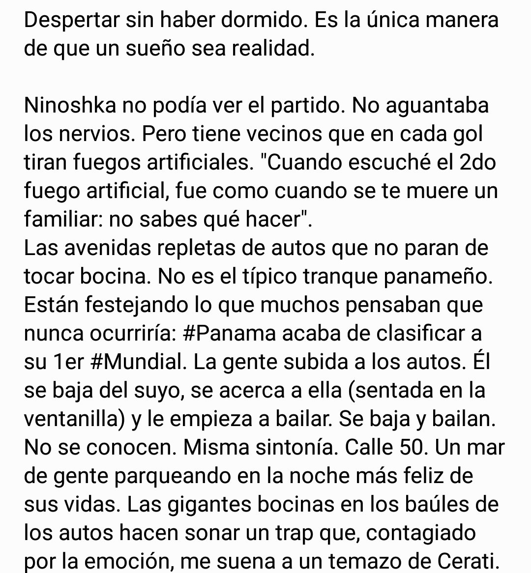 VitaPedroOK's tweet photo. 10 de octubre del 2017. Panamá clasificó a un Mundial. Y así lo viví 👇🏾 https://t.co/ZRlvoF2kiW
