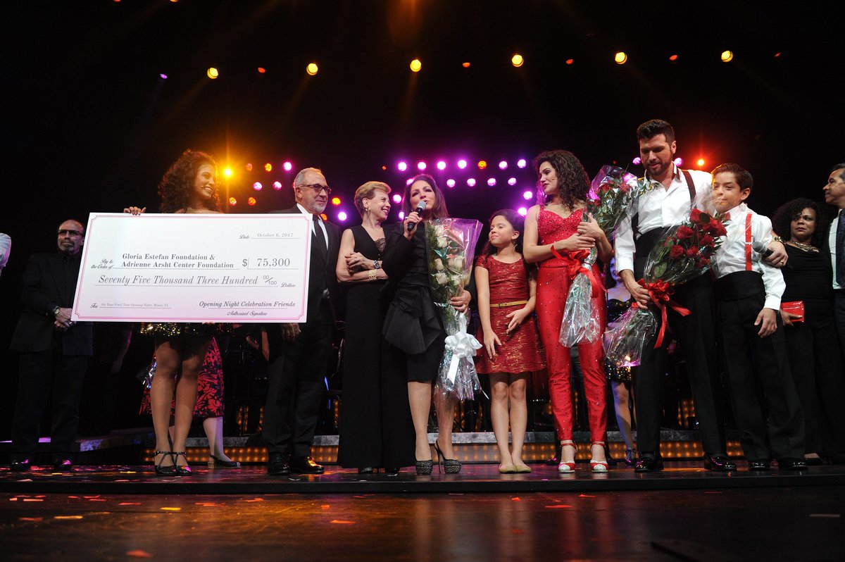 ArshtCenter's tweet photo. .@GloriaEstefan Foundation, Arsht Center Foundation raised $75,000 to benefit the people of Miami, thanks to philanthropists, organizations! https://t.co/3SLPY441pm