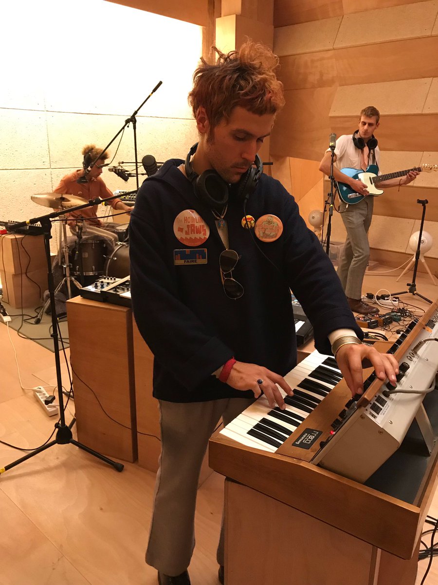 fairemusic's tweet photo. Aujourd'hui on record à la biennale de Venise @XVeilhan clementducol @maximeleguil https://t.co/m9gh5IqOJI