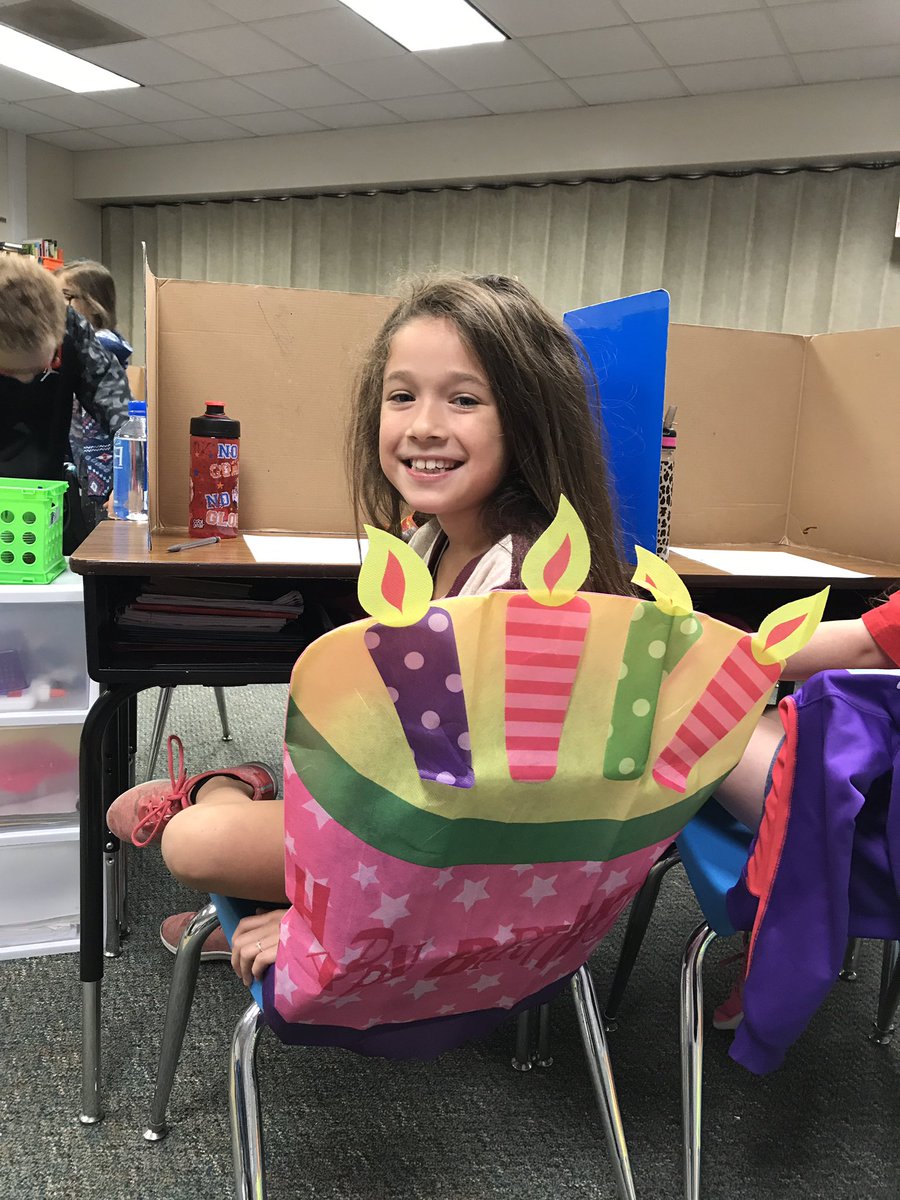 Mrs_Immel1's tweet photo. Who doesn't love an extra special birthday chair?? https://t.co/RPsl8zeGcO