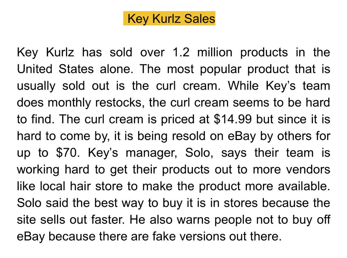 LATeenStats's tweet photo. Key Kurlz Sales, the curl cream is the hardest to come by! https://t.co/sAE6kBwTh4