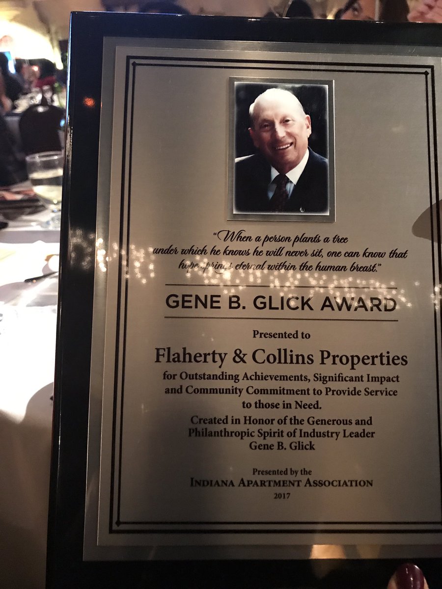 JacksonforIndy's tweet photo. Our company is winning! This is the 4th award of the night for community service of the year @FlahertyCollins @pathwaycenter #Prodigy2017 https://t.co/hBjnWjahpG