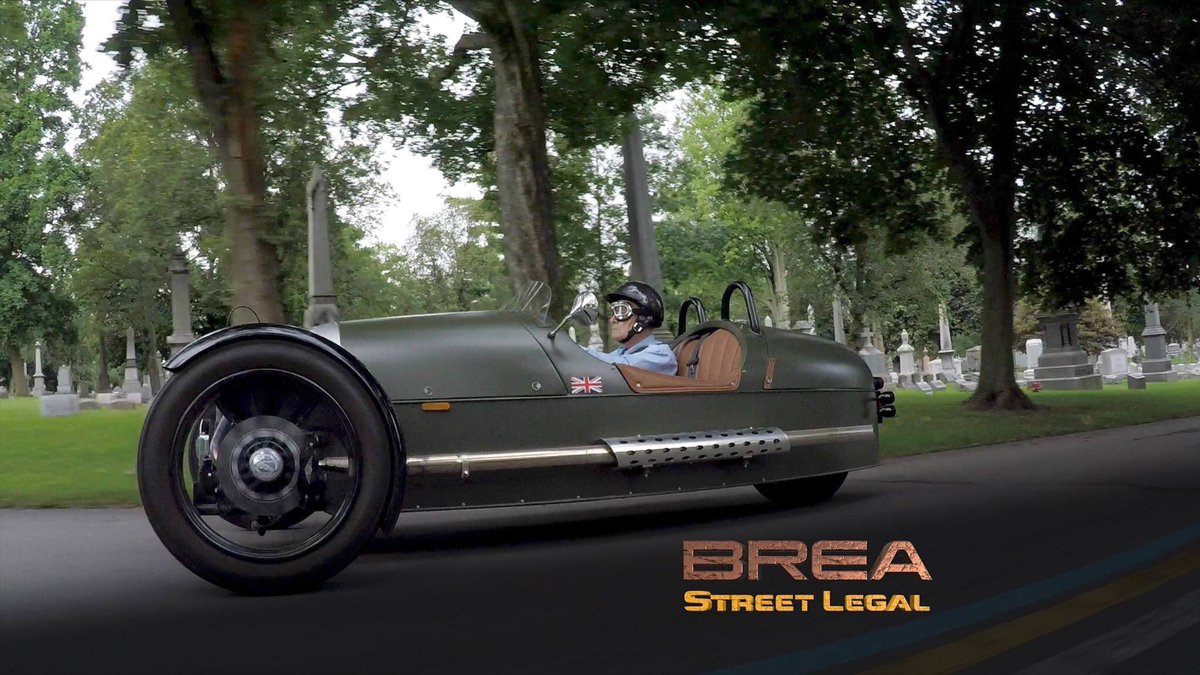 BREA_Show's tweet photo. Jueves 12 de octubre, 7pm Premier de "Street Legal", la serie nueva de BREA. El Morgan 3-Wheeler, solo en nuestro canal de YouTube/breashow https://t.co/O1Yx2Id2wy