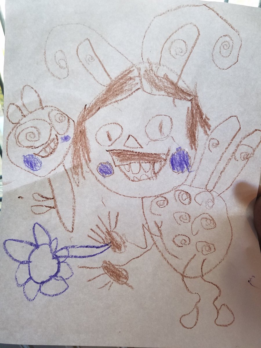 theplasticowboy's tweet photo. This is what my 5 yr old son says his tooth fairy looks like.
 #Toothfairy #kids #art #genderized #mythical #careers #hypnotizing #petworm https://t.co/yZZ0ApWrTz