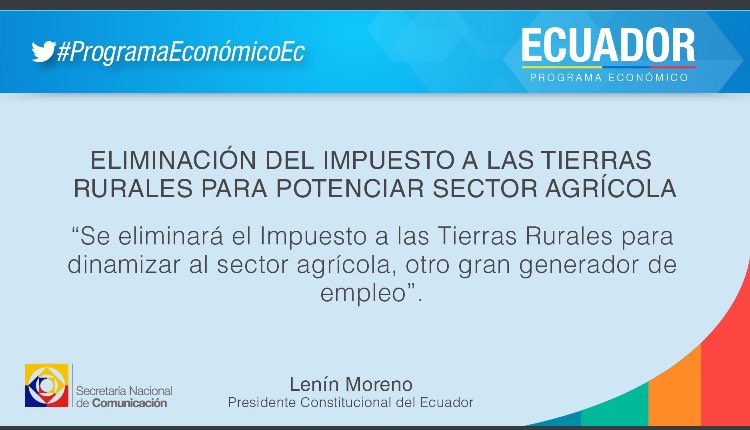 crctarqui's tweet photo. #ProgramaEconómicoEc ,Imp. a la Renta , Imp.Tierras Rurales https://t.co/lawG63Yy8p