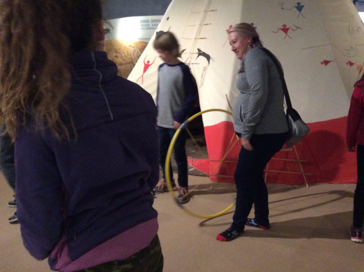 Learning about Blackfoot history at Bow Valley Ranch. #traditionalgames