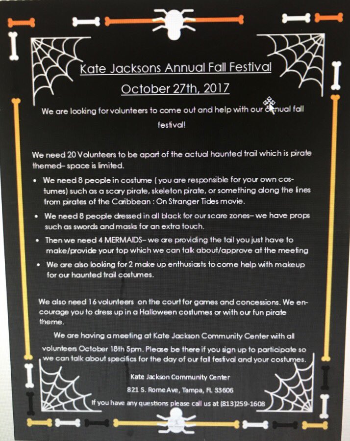 If you guys are looking for a service your opportunity...