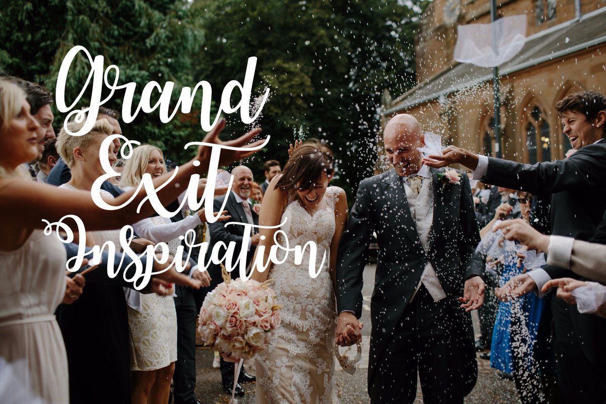 adamandmeredith's tweet photo. Coming soon to our #BrideGuide Wedding Blog: Unique and Fun Bride and Groom Grand Exit Ideas for your #WeddingDay! https://t.co/N1tR0XR47C