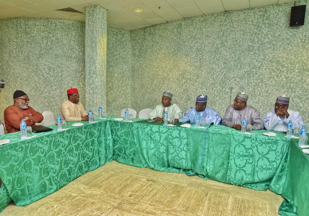 RotimiAkeredolu's tweet photo. At the governors forum meeting yesterday. https://t.co/qK1hI8qYQo