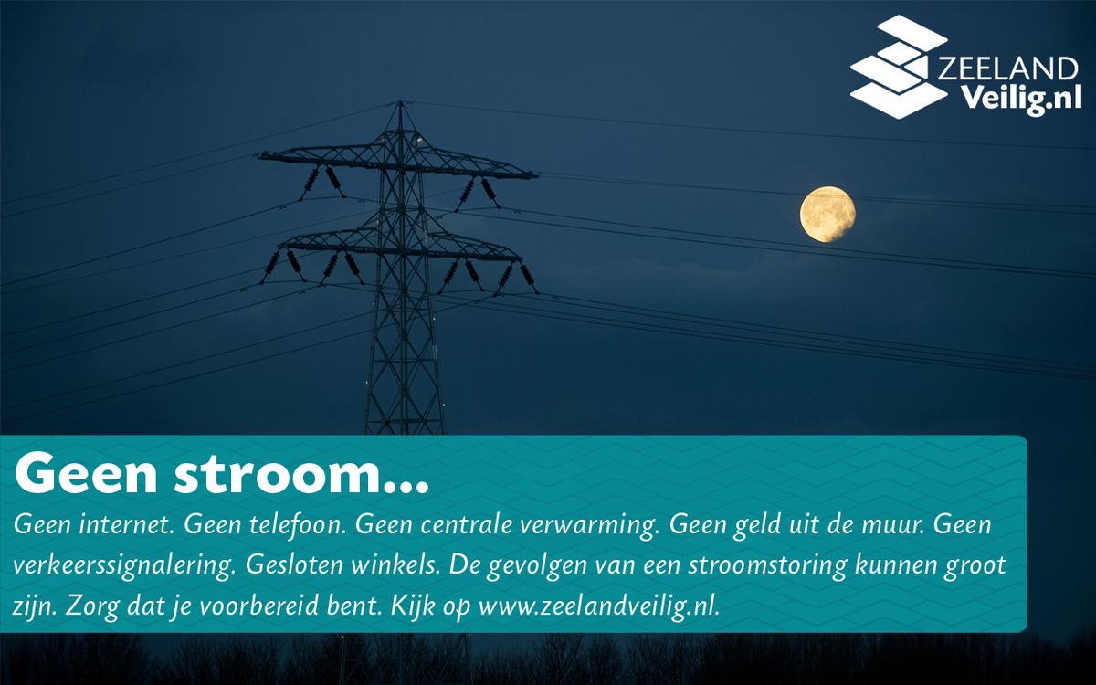 VRZ's tweet photo. Heb jij voldoende spullen, eten en drinken in huis om een dag zonder elektriciteit door te komen? https://t.co/nrqbHCfMV7 https://t.co/Bulg5O2QTY