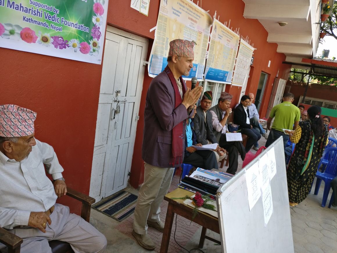 kingsleybrooks's tweet image. Cornerstone laying for Transcendental Meditation and TM Sidhi Meditation hall for 600 students at CBE school. 10/10/2017