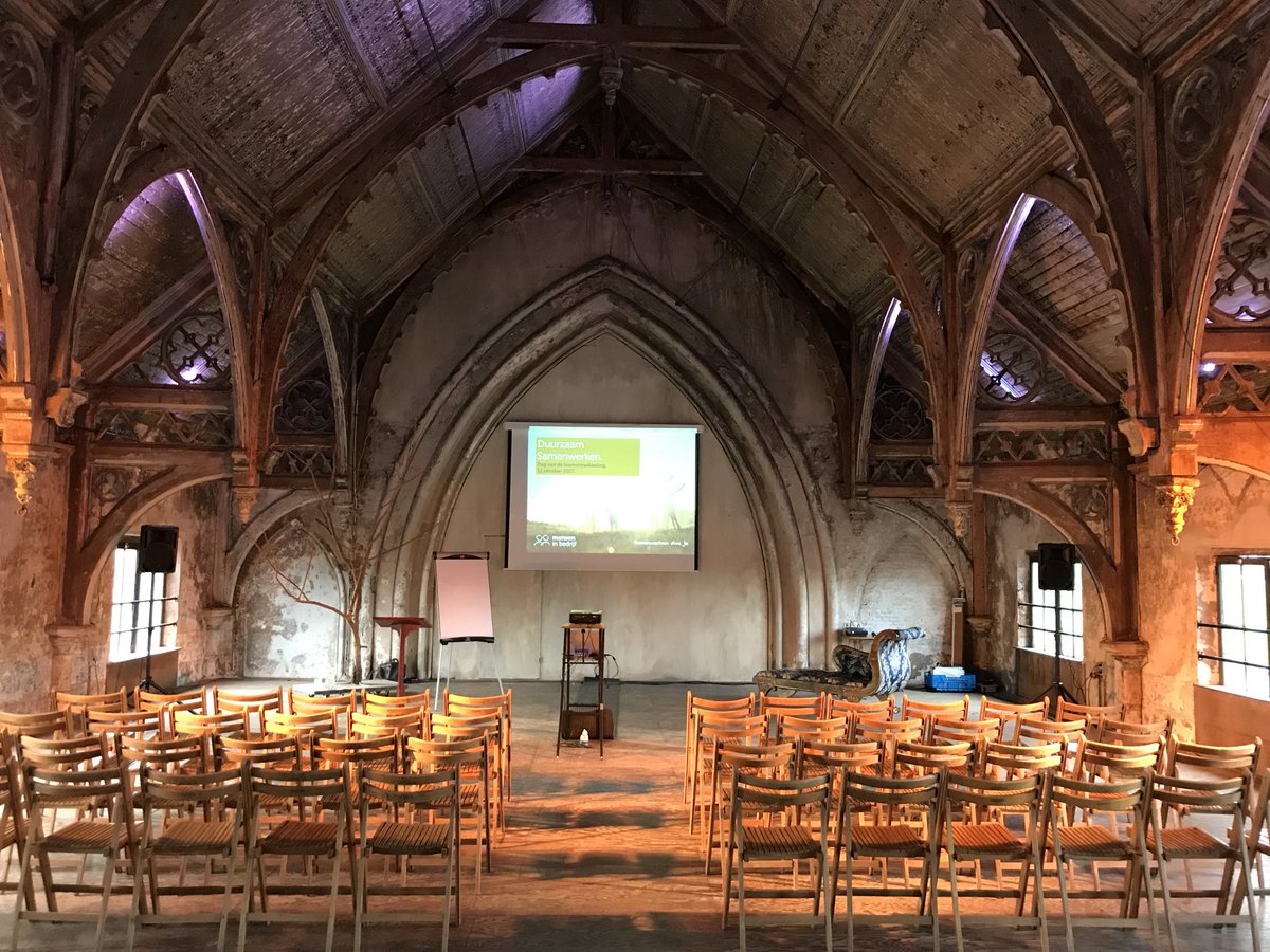 JacovdSchoor's tweet photo. Hier gaat het gebeuren! Mijn lezing over Duurzaam samenwerken tijdens de Dag van de teamontwikkeling. #dvdt @Menseninbedrijf @OutingHolland https://t.co/zPuLDXSdV1