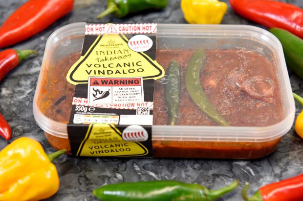 TOMORROW.... <a href="/ProducerPaul_/">Paul McLaughlin</a> takes on the hottest supermarket curry in the UK! The "Volcanic Vindaloo", 200 times hotter than Tabasco sauce