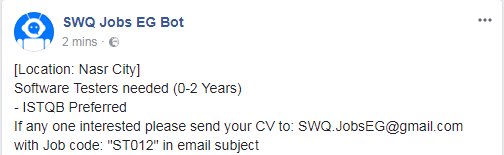 AMo5tar's tweet image. If any one interested please send your CV to: SWQ.JobsEG@gmail.com
with Job code: &quot;ST012&quot; in email subject
#ISTQB #Software_Tester #Jobs