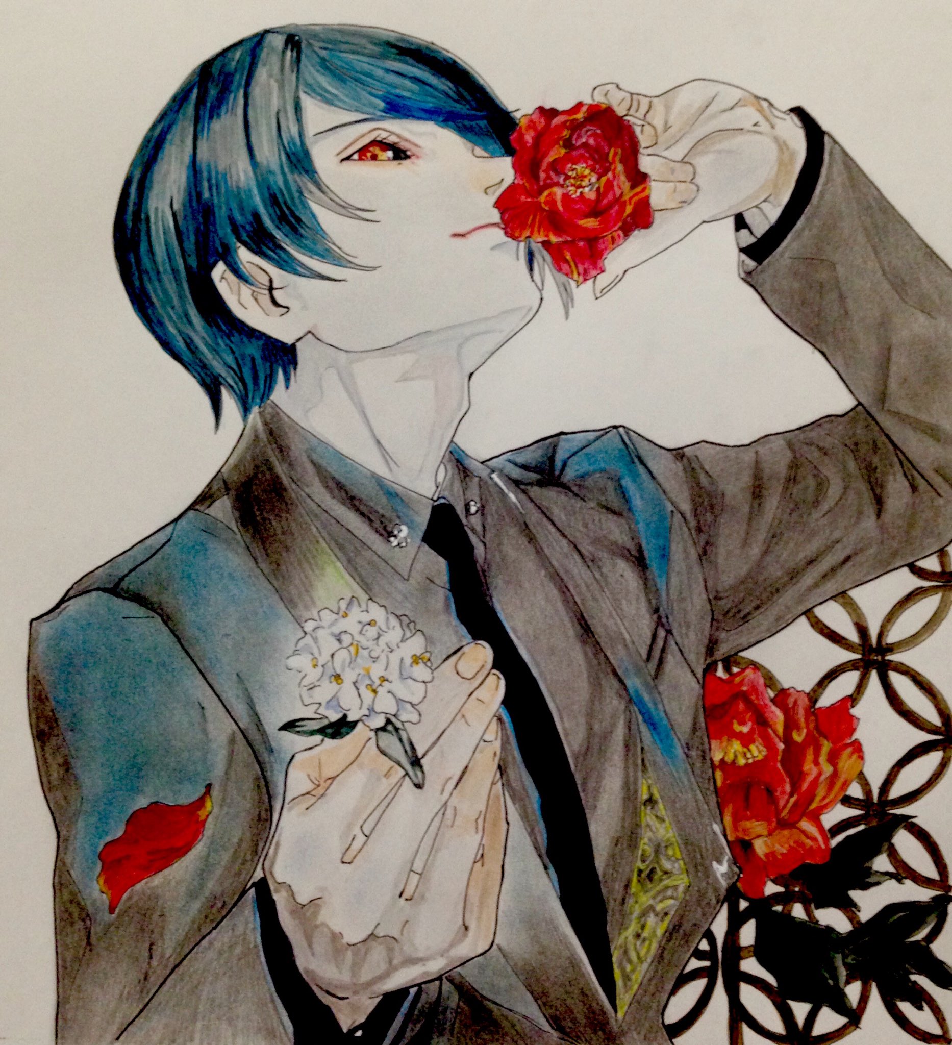 東京喰種：re 月山習 生ブロマイド タペストリー 月山習(描き下ろし) B2タペストリー 「東京喰種