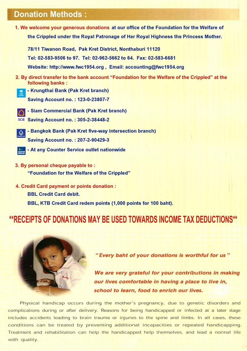 fwc1954's tweet image. #Donations #Foundation #Rehab #School #Children #Disability #handicap #Thailand