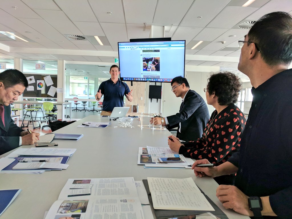 SmartFishNZ's tweet photo. Our very own @CubedSTEM dropped a mention during a meeting with visitors from China today. #STEMwin #3Dprinting #thehatchery #teacheragency https://t.co/EgxeEOmNq7