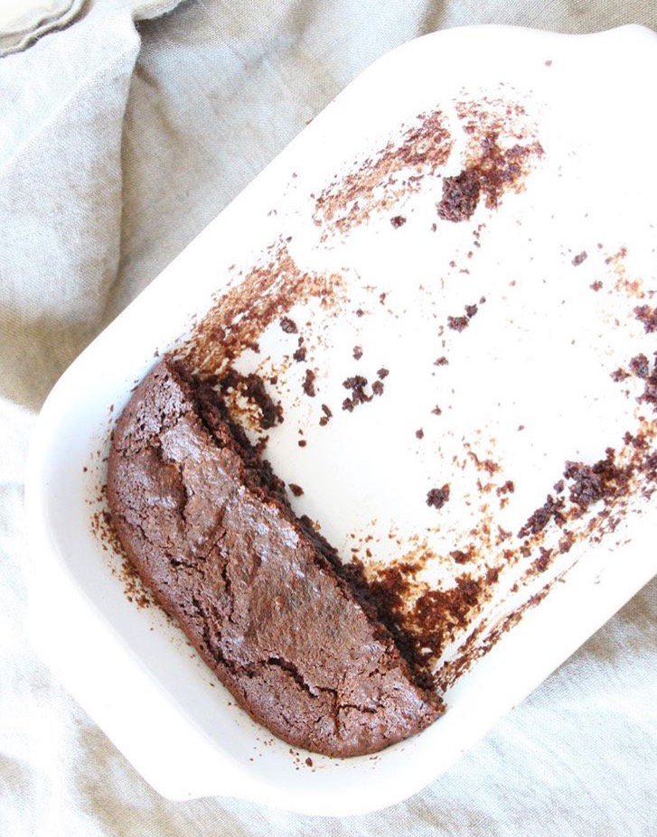 paleo brownie crime scene. Just trust me on these ow.ly/Jky830fOTxx