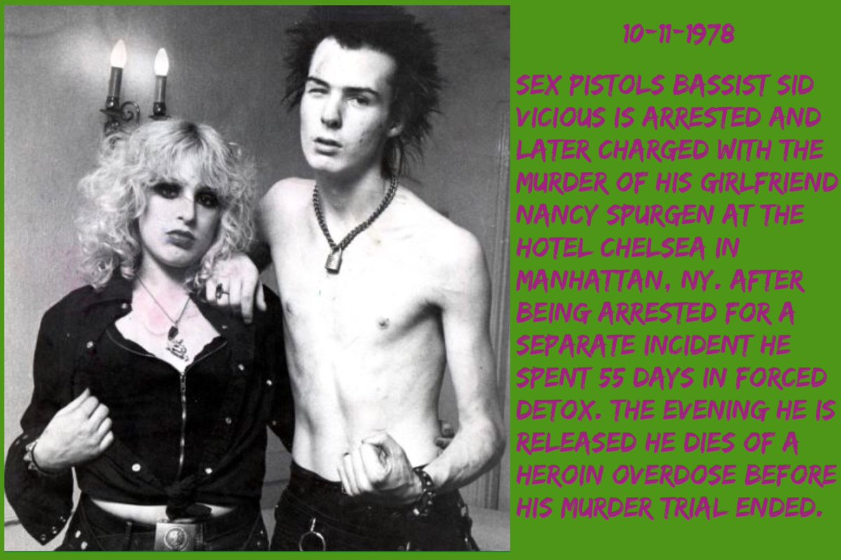 Today's #classicrock moment #sidvicious #sexpistols #sidandnancy #punk...