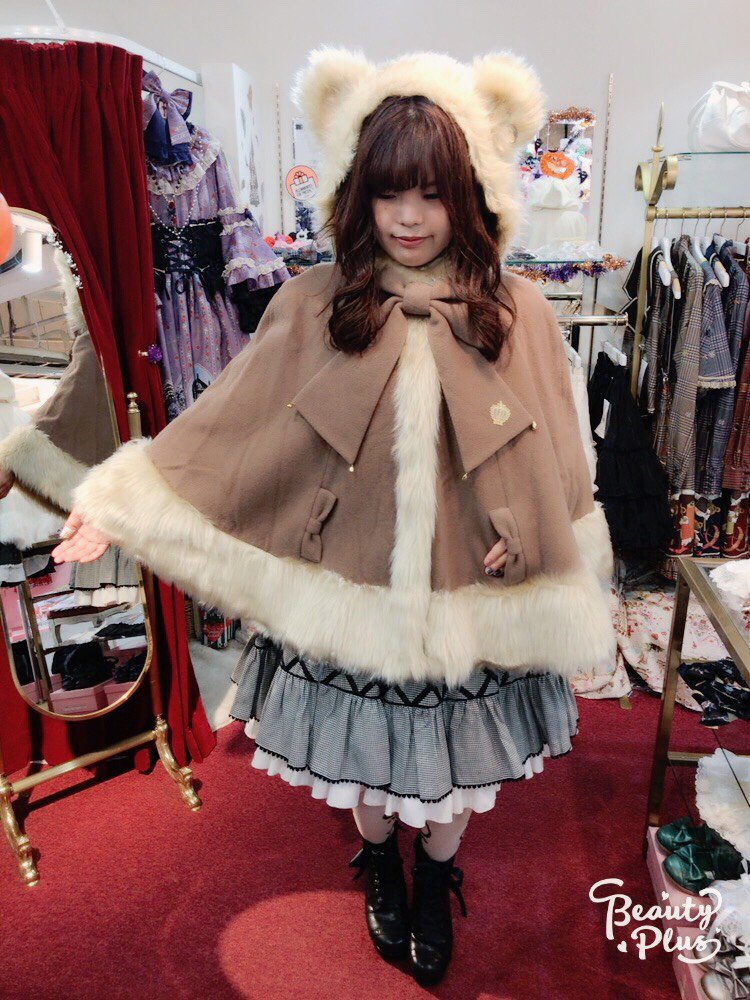 メタモルフォーゼ くまみみマント 茶色 メタモルフォーゼラフォーレ原宿店 on X: 