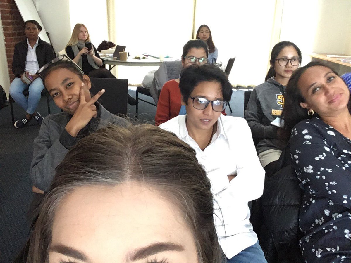 Film screening in progress - these young women have made some incredibly powerful films @worldywca @YWCAAus @YWCAAdelaide #shecanlead2017