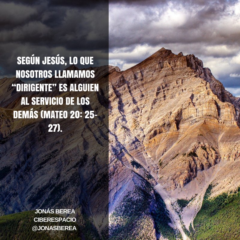 #Matuitina «Según Jesús, lo que nosotros llamamos "dirigente" es alguien al servicio de los demás (Mateo 20:25-27)»