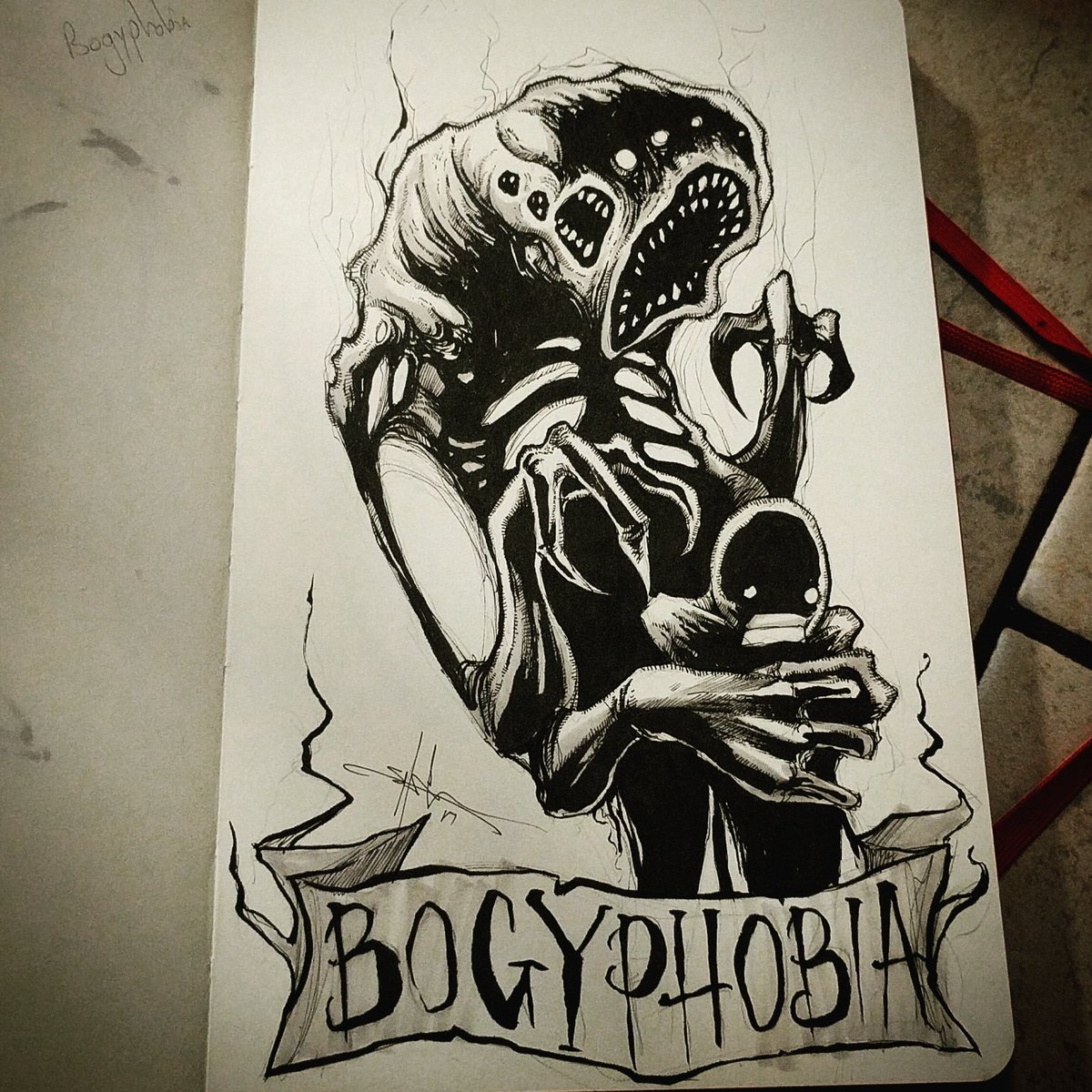 Shawn Coss On Twitter Bogyphobia Day 11 Of Inktober Feartober 
