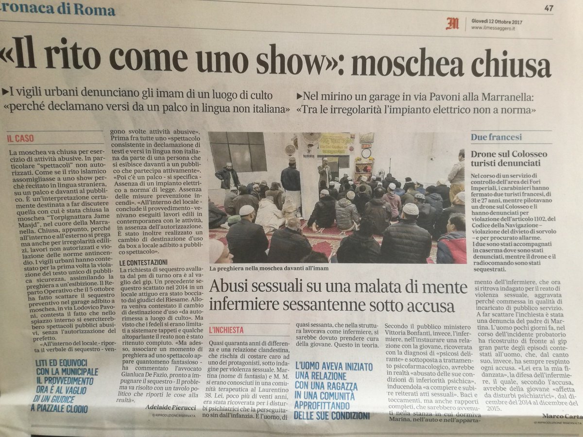 anubidal's tweet photo. Fatto di gravità assoluta sotto ogni profilo politico, sociale e culturale, qui è normale cronaca quotidiana. La realtà dello stato di cose. https://t.co/JMjsfNArY4