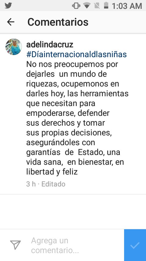 Adis15's tweet photo. #DíaInternacionaldlasniñas https://t.co/MiD3vASM7n