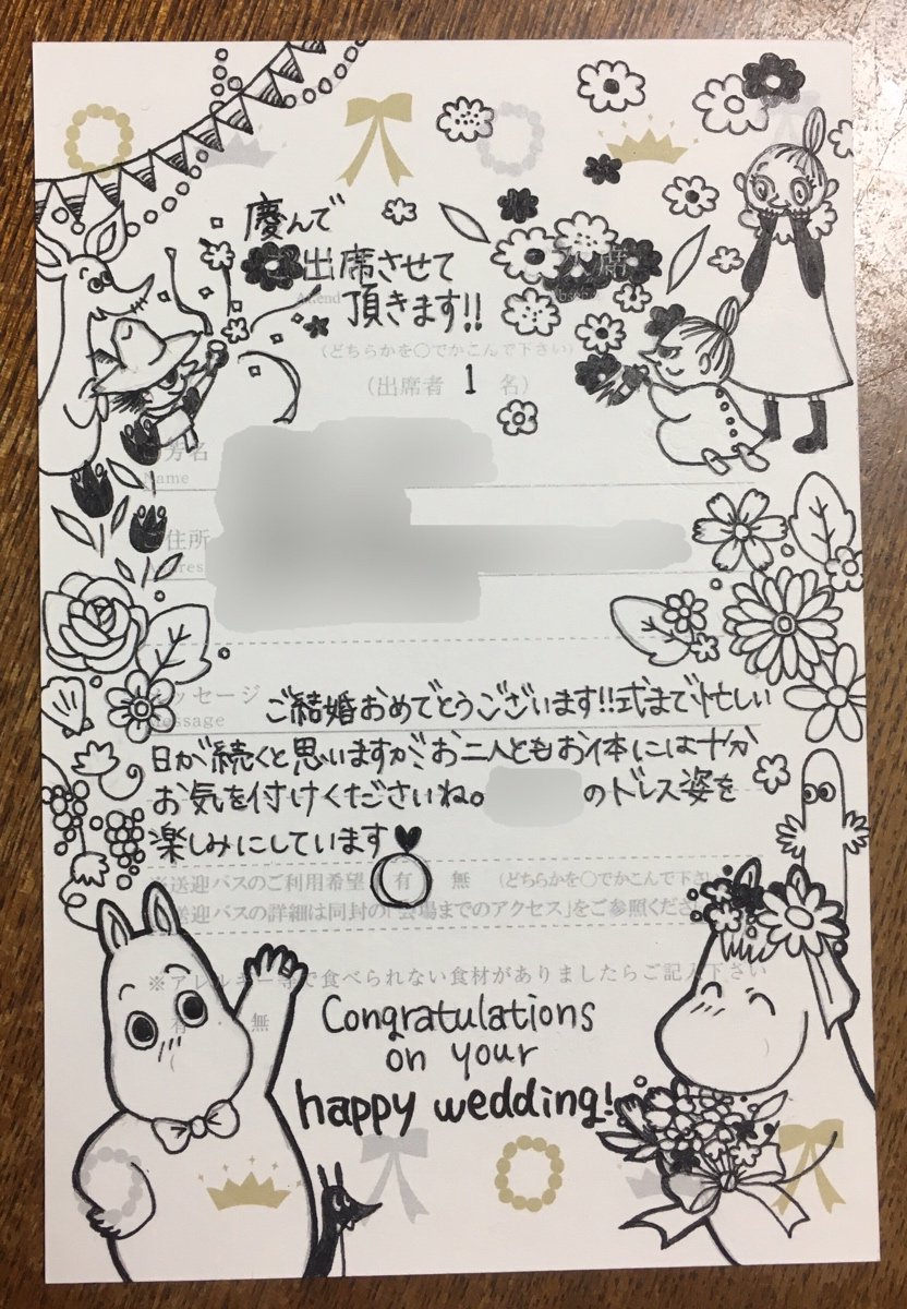 25 ++ 結婚式 招待状 返信 メッセージ 親友