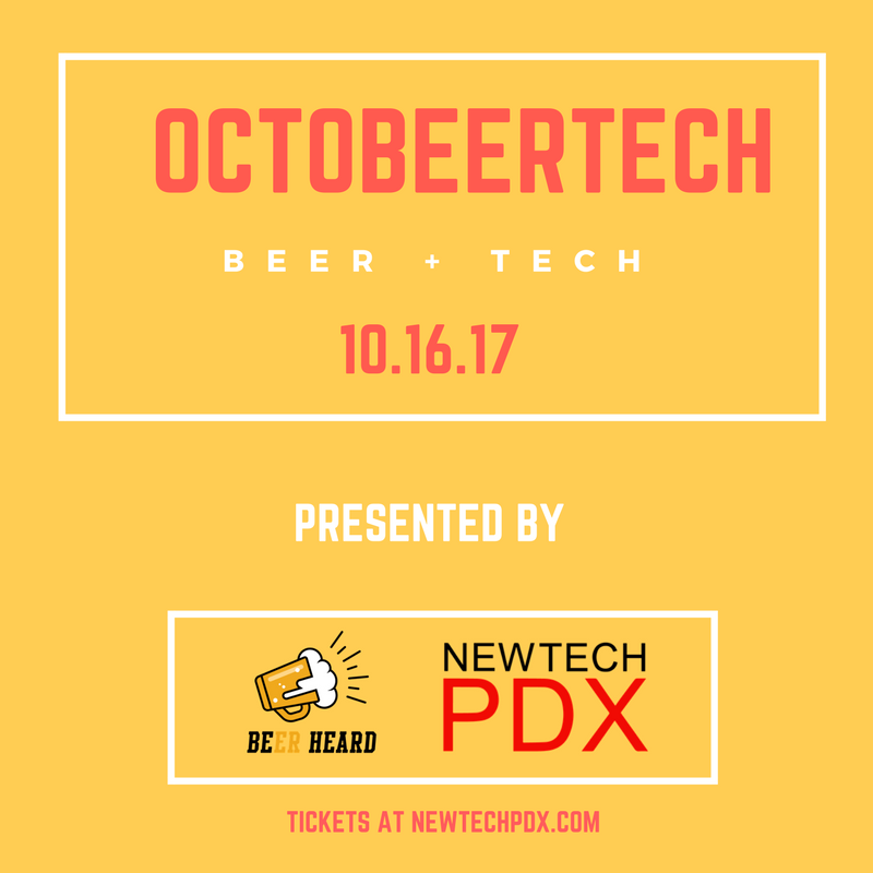.<a href="/beerheard/">BeerHeard</a> &amp; <a href="/NewTechPDX/">NewTech PDX</a> partner on #OctoBeerTech, a night of technology and its relationship to craft beer. Info: brewpublic.com/beer-education…