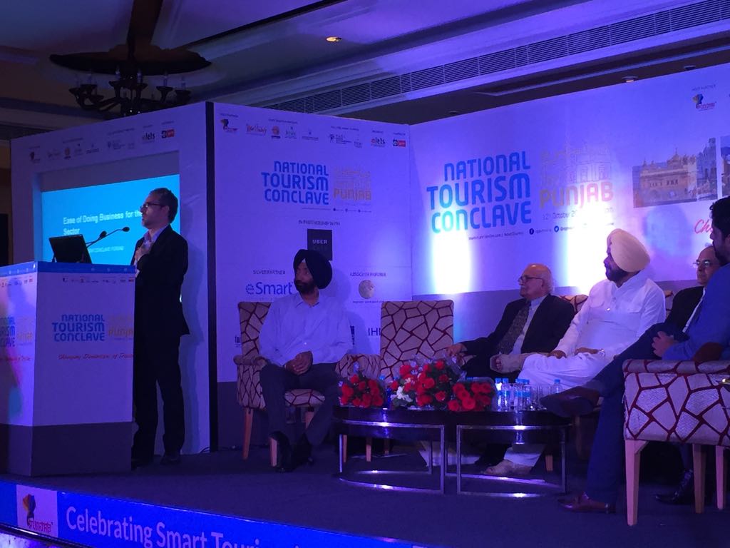 ArpitKGupta's tweet photo. .@albertsole @WorldBankIndia puts intenational perspective on @EODB_India for #Tourism sector at #eletsTourism
@sherryontopp @Tourism_Punjab https://t.co/NCHR7orS9Q