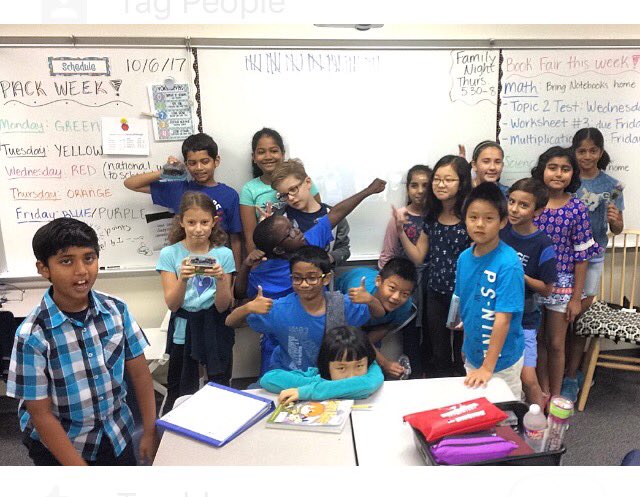 AndrewsFourth's tweet image. Better late than never!  Supporting #packweek with our blue and purple last Friday! 🍇