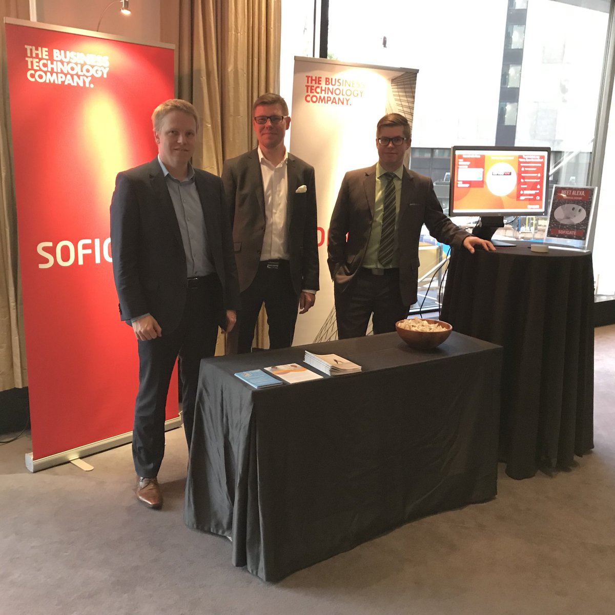 jussivuokko's tweet photo. Sofigate on mukana #itsmfi17 vuosikonferenssissa. Tervetuloa ständillemme juttelemaan joko meidän tai vaikka virtuaaliassarimme kanssa! https://t.co/kgVbU0WznK