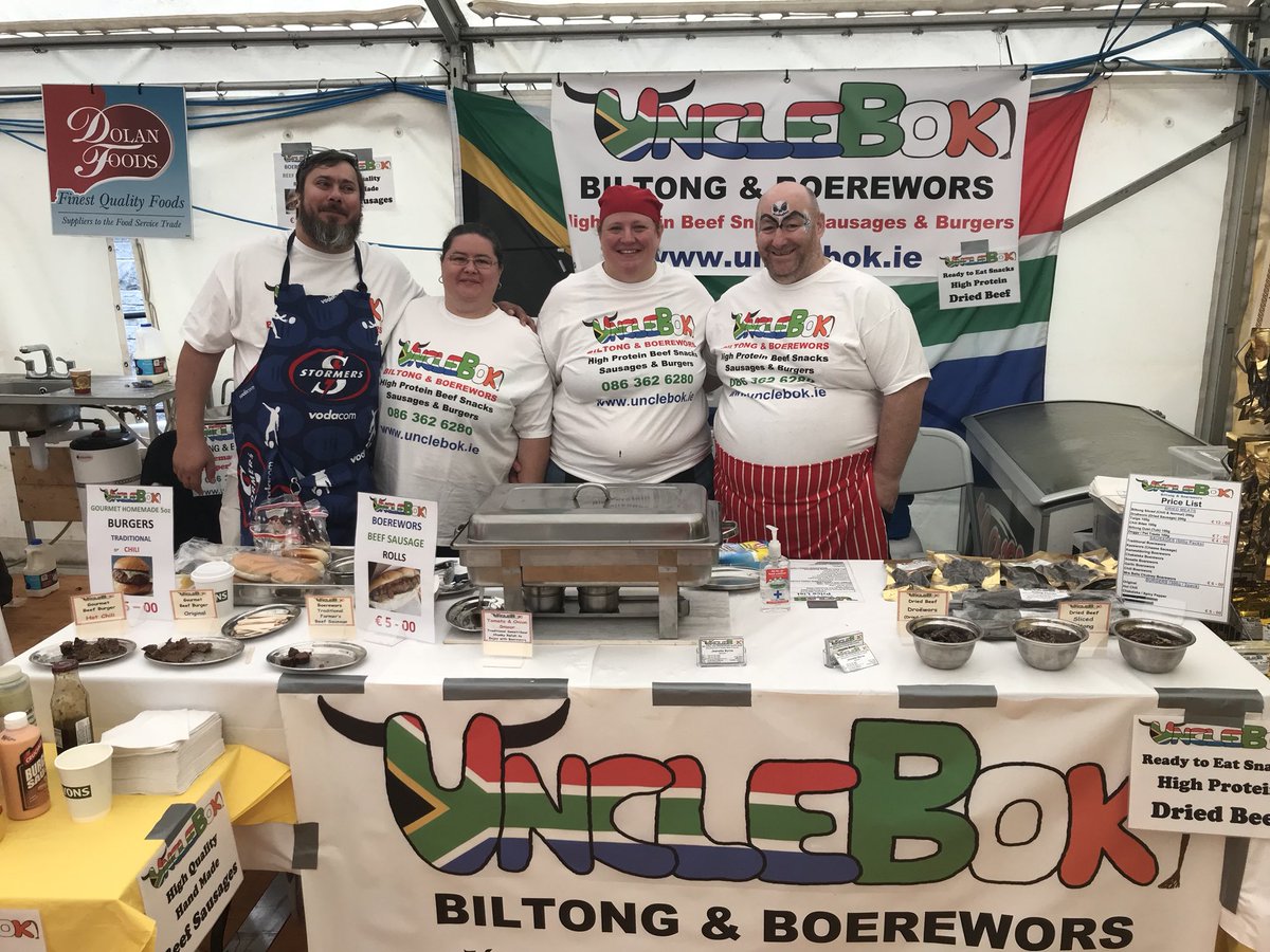 Epic weekend <a href="/LReeFoodFest/">Taste Of Lakelands</a>. Had  great craic and loads of positive feedback from the great people that came to our stall <a href="/UncleBokBiltong/">Uncle Bok Biltong</a>