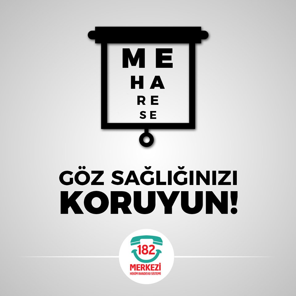 Göz sağlığı hayat kalitesini etkiler. Dünyaya sağlıklı gözlerle bakmak için muayene randevularınızı MHRS'den alabilirsiniz. #DünyaGörmeGünü