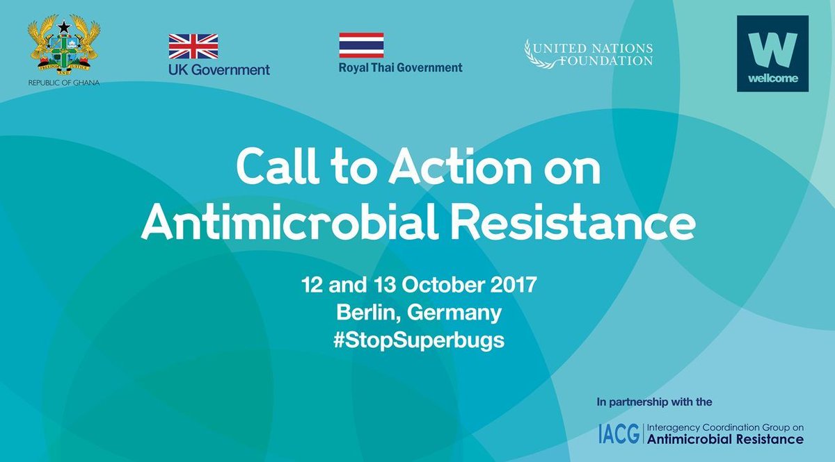 COADD_news's tweet photo. Today, @wellcometrust host the Call to Action conference on #AntimicrobialResistance in Berlin. Follow along on #ctaAMR17 #StopSuperbugs https://t.co/k9W1ymeewJ