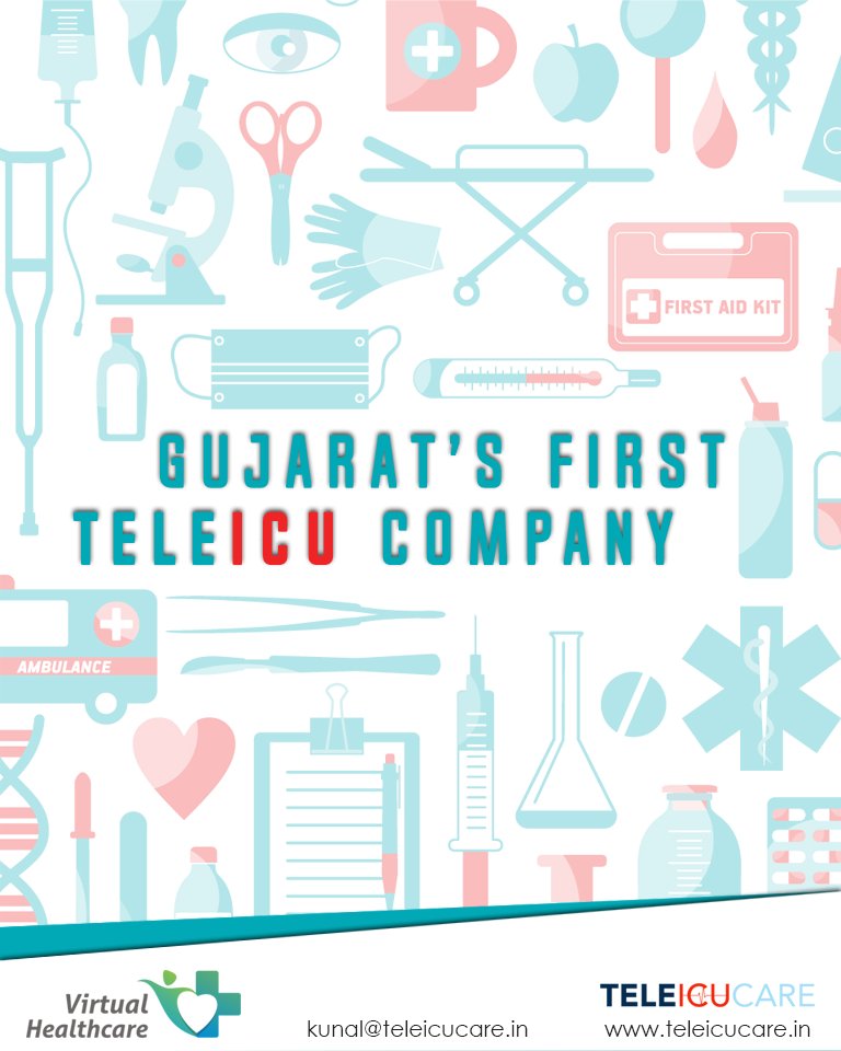 teleicucare's tweet photo. We take pride in being Gujarat's first TeleICU company. Already implemented full fledged system in 2 major hospitals 
#TeleICUGujarat https://t.co/zd7HF7ETiA