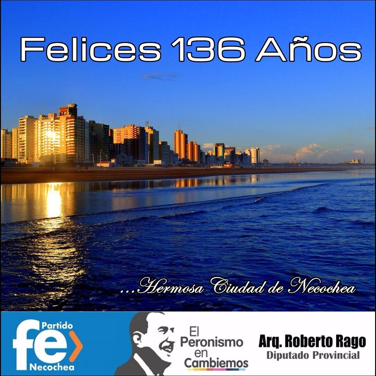 partidofeneco's tweet photo. Feliz Cumpleaños Querida y Hermosa Ciudad de Necochea https://t.co/SrStbrpkX2