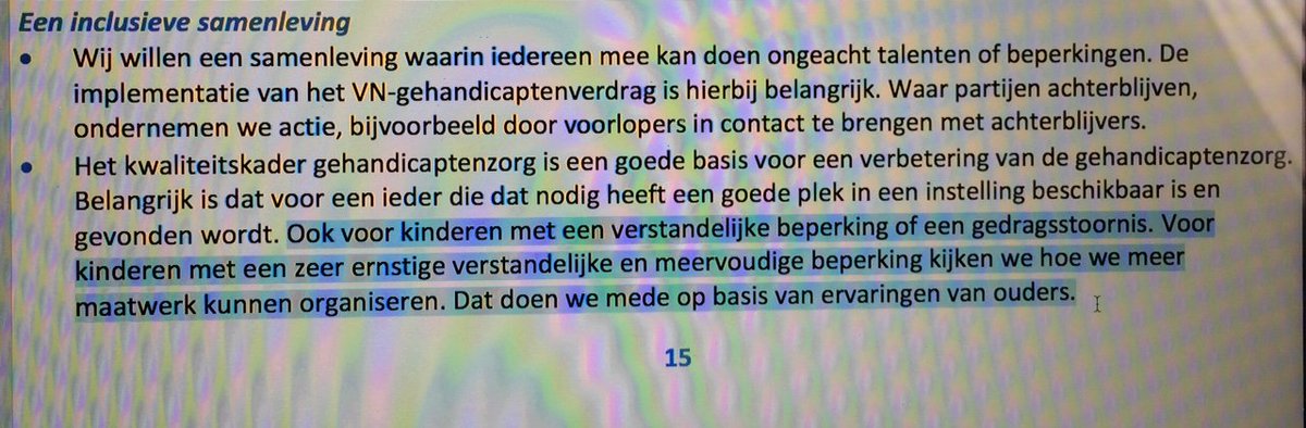 Aandacht voor mensen met zevmb in regeerakkoord!Lees/deel onze notitie waarin staat wat maatwerk betekent voor zevmb goo.gl/QHRazs