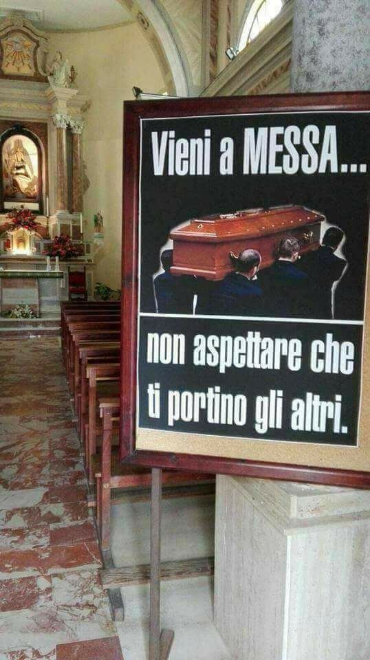 Quando anche la Chiesa mette in atto le sue strategie di #comunicazione per aumentare i #clienti.
#tuttomoltobello