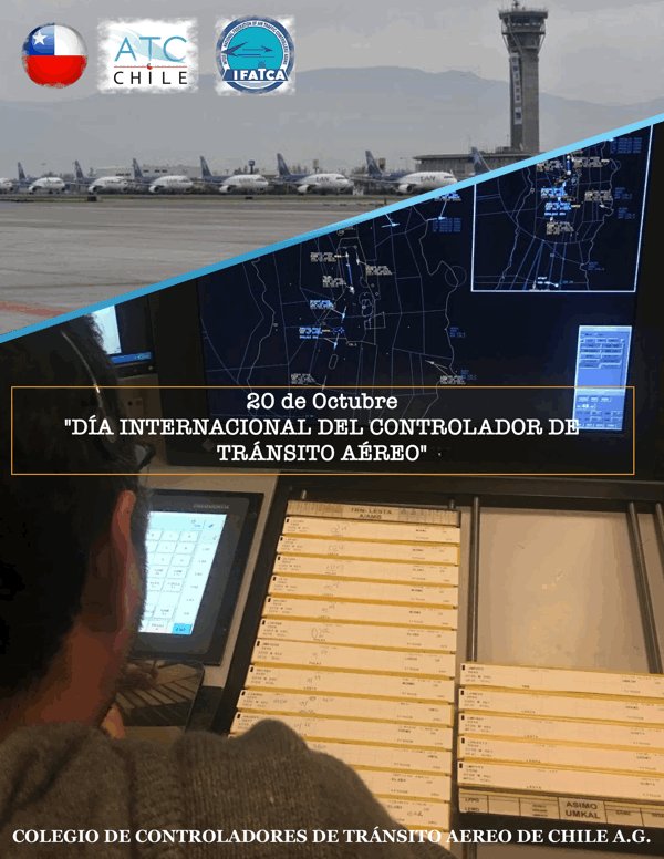 ColegioATCChile's tweet photo. Día Internacional del Controlador de Tránsito Aéreo, usted nunca volará solo. https://t.co/gdHExMDH2g