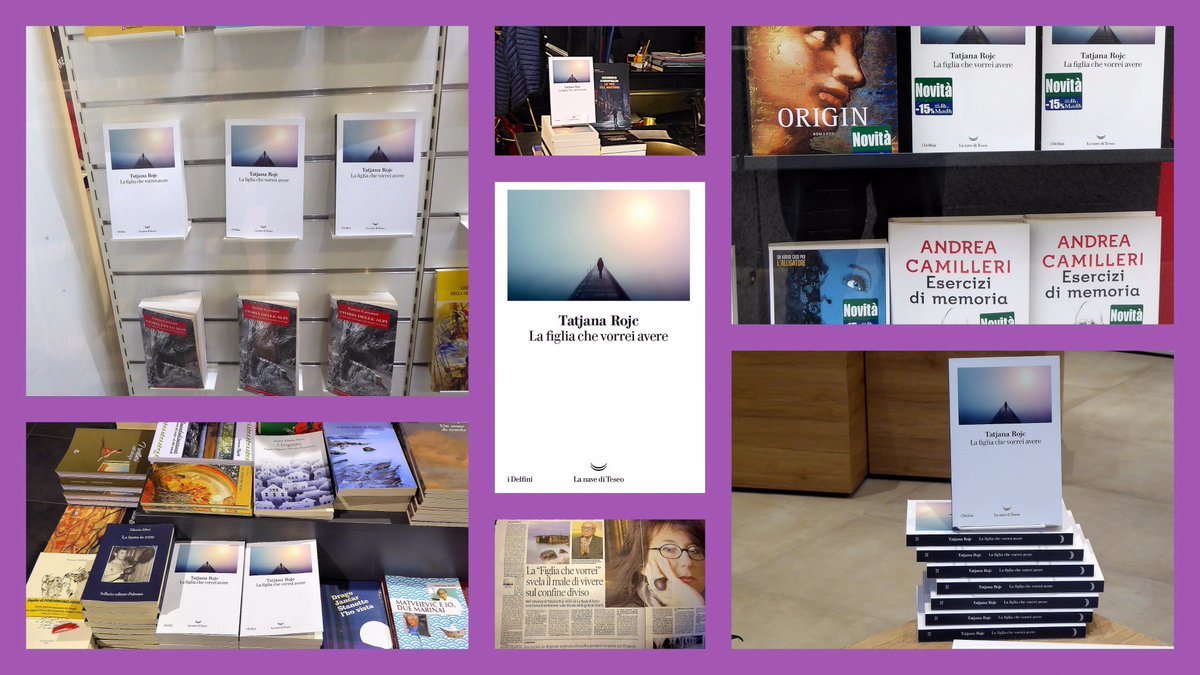 kufo44's tweet photo. "La figlia che vorrei avere"-Tatjana Rojc .. in tutte le librerie @tatjanca1 @lanavediteseoed @bettywrong @poljankadolhar @Mladinska_MK https://t.co/H1oCsDaZYD