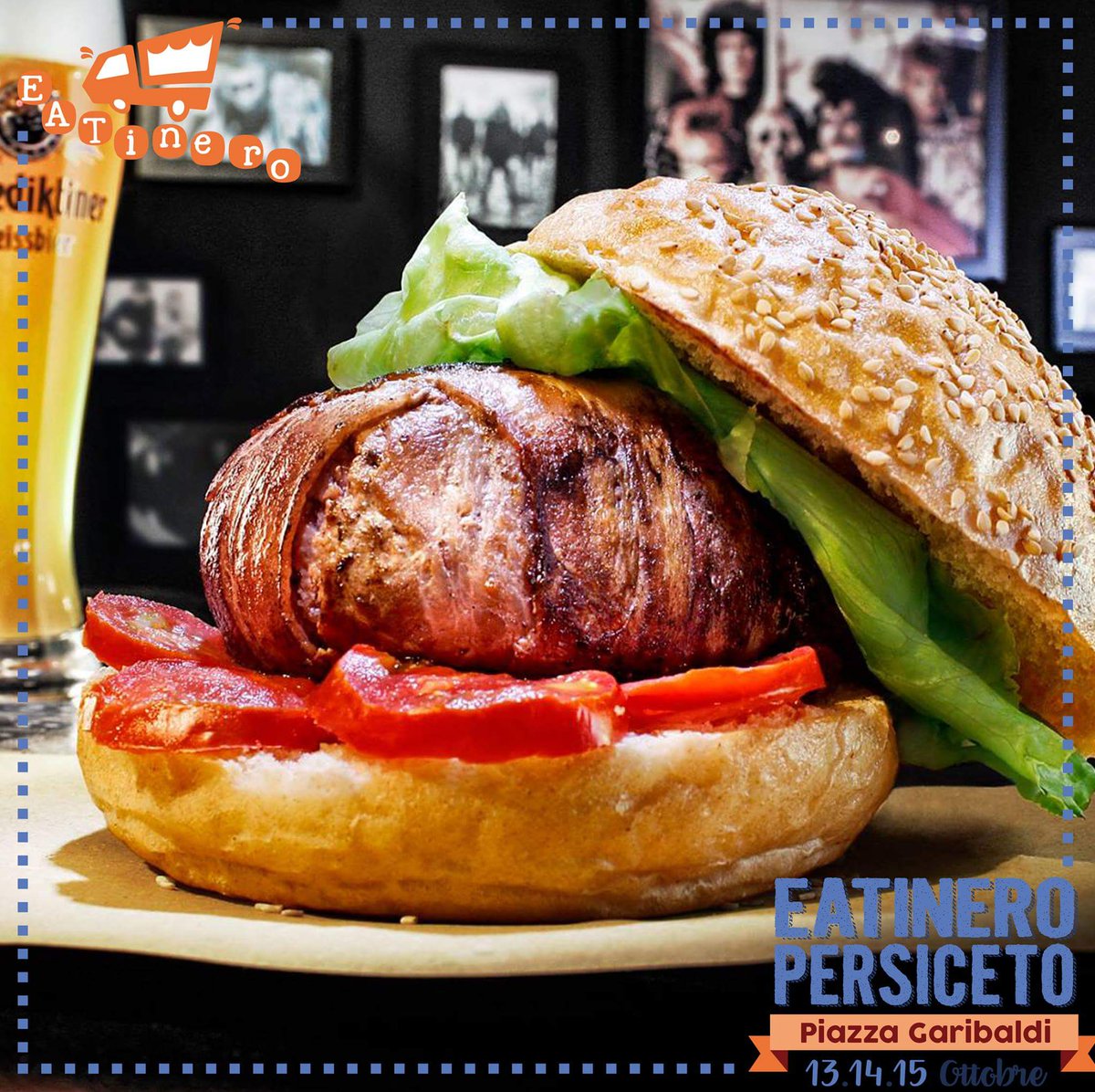 Stasera su @Mediasetita1 a #StreetFoodBattle ci sarà Rock Burger TRUCK e da domani sarà in carne e ossa a #Eatinero goo.gl/YpyFaW