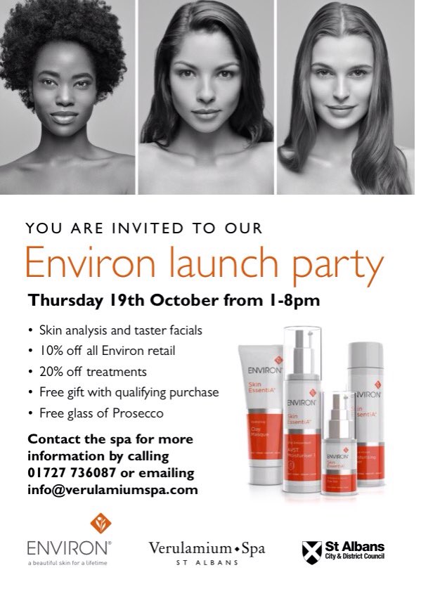 VerulamiumSpa's tweet photo. @iiaa #iiaa #Environ #stalbans #results #skincare #treatments #event #products #Prosecco #skinanalysis #feedfortifyfinish #skincare #offers https://t.co/z4gYNXhMWp