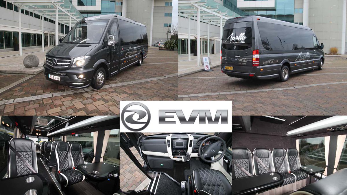 EVM_UKIRL's tweet photo. @EVMUKLTD delivers a stunning new EURO 6 X-Clusive Sprinter (16 seats) to @ApolloMinibus in #Cardiff #Minibus @routeoneteam @bus_coachbuyer https://t.co/eHKDUIACcM