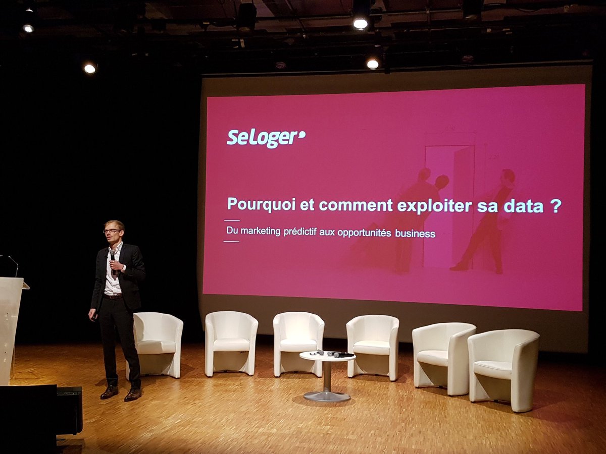 SeLoger's tweet photo. 💡Pourquoi et comment exploiter sa data ? Florent Guiocheau responsable data répond en live #RENT17 #RENT2017 https://t.co/J9Rs10rOuH