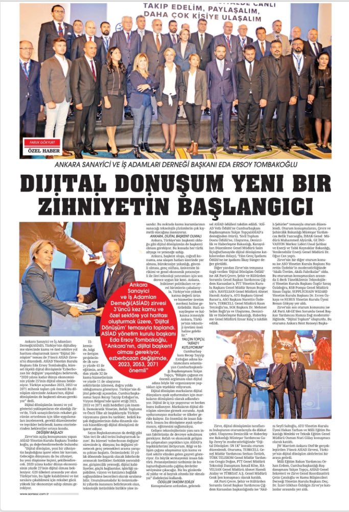 Genel Müdürümüz <a href="/MuhammedALYURUK/">Muhammed ALYÜRÜK</a> 'ün de panelist olarak yer aldığı Dijital Dönüşüm Temalı 3.ASİAD Zirvesi haberi...📰📰📰